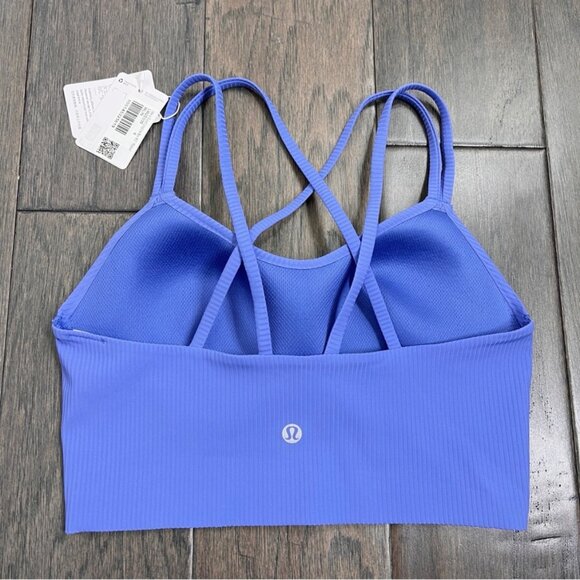 Lululemon NWT Like a Cloud Ribbed Longline Bra B/C Cup Wild Indigo - Picture 4 of 10